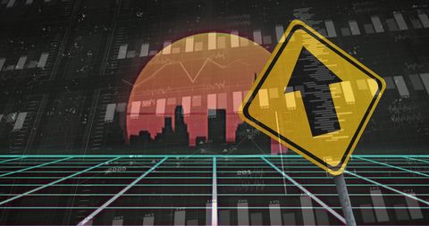 Futuristic Finance and Growth Concept with Cityscape - Download Free Stock Images Pikwizard.com