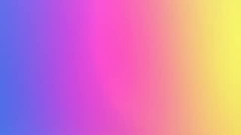 Fullframe gradient loop shifting blue through magenta into yellow for vibrant backdrops