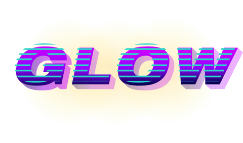 3D Retro Glow Letters with Neon Colors on Transparent Background - Download Free Stock Videos Pikwizard.com