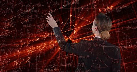 Person Analyzing Complex Mathematical Equations - Download Free Stock Images Pikwizard.com
