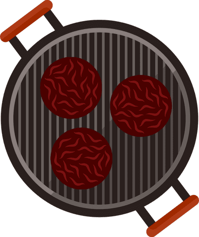 transparent bbq grill with patties and orange grips - Download Free Stock Videos Pikwizard.com