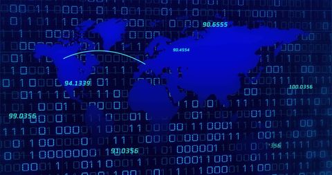 Global Network and Binary Data Technology Concept - Download Free Stock Images Pikwizard.com