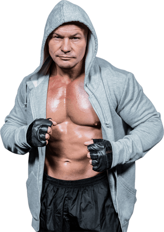 confident male athlete in hood with transparent background - Download Free Stock Videos Pikwizard.com