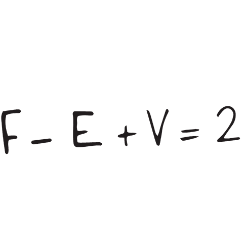 transparent illustration of euler's formula for polyhedra - Download Free Stock Videos Pikwizard.com