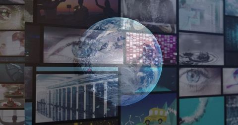 Global Interaction with Digital Interfaces Highlighting Connectivity