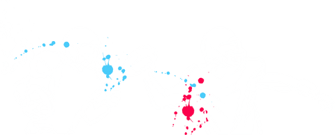 Transparent background vector of football players with paint splashes