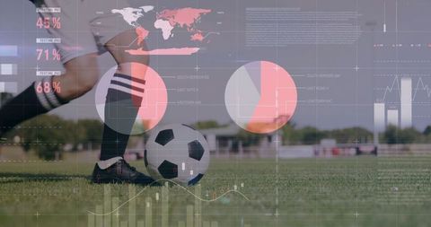Female soccer player tracking data and analytics on field