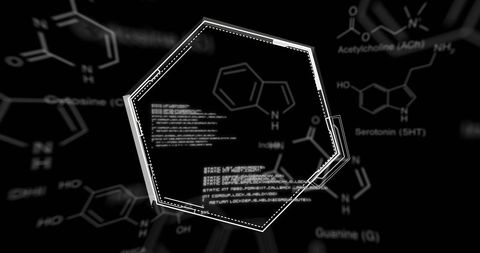 advanced data processing interface with digital chemistry graphics - Download Free Stock Images Pikwizard.com