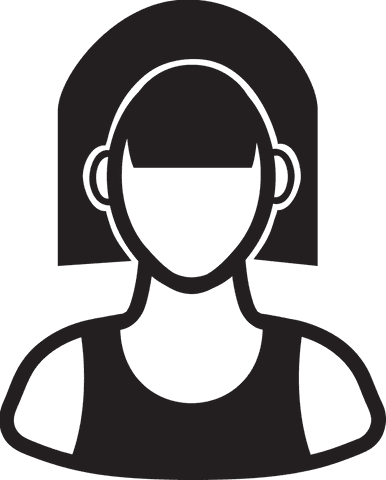 digital avatar of woman with medium hair on transparent background - Download Free Stock Videos Pikwizard.com