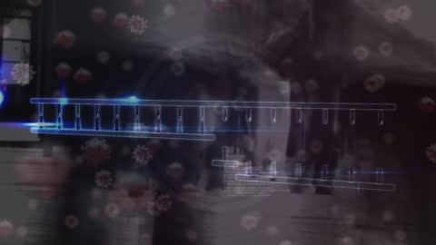 AI Data Processing and Digital Interface in Cityscape