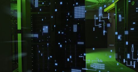 Digital Innovation in Data Center Processing and Storage - Download Free Stock Images Pikwizard.com