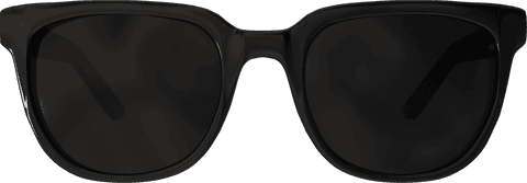 Transparent Black Frame Sunglasses Over White Background - Download Free Stock Videos Pikwizard.com