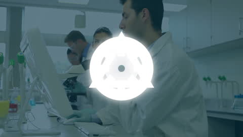 Laboratory Researchers Analyzing Data on Computers