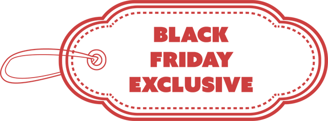 Transparent Black Friday Exclusive Label for Marketing - Download Free Stock Videos Pikwizard.com