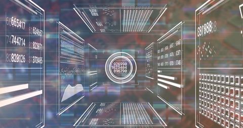 Digital Interface Displaying Data Processing and Analytics - Download Free Stock Images Pikwizard.com