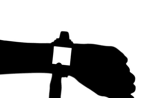 Digital Silhouette of Man With Smartwatch on Transparent Background - Download Free Stock Videos Pikwizard.com