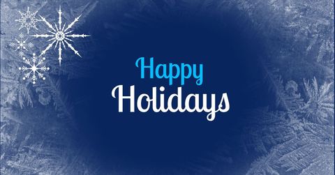 winter snowflake theme holiday greeting card design - Download Free Stock Templates Pikwizard.com