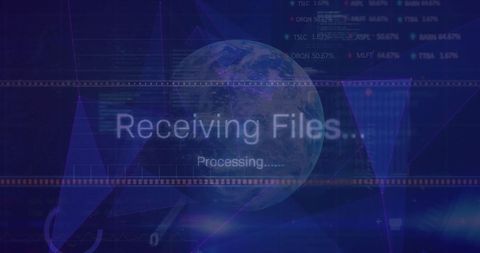 Digital World Data Processing Concept with Interactive Globe - Download Free Stock Images Pikwizard.com