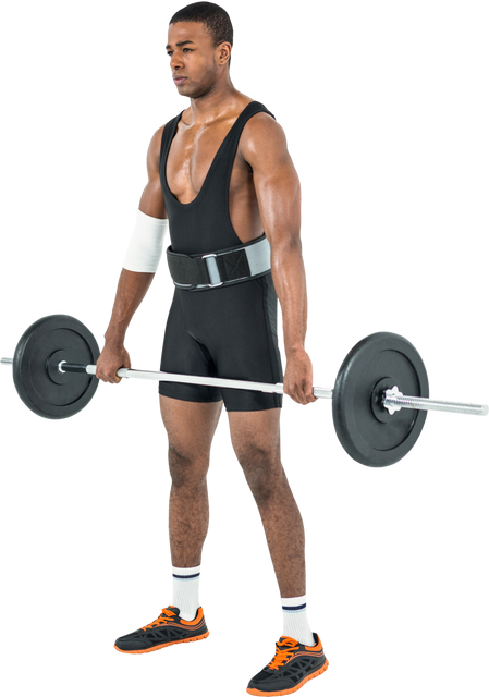 Transparent Powerlifter in Action Lifting Heavy Barbell Weights - Download Free Stock Videos Pikwizard.com