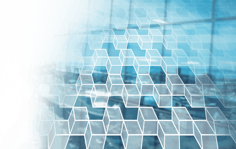 Transparent Blue Cubes Illustration with Network Concept in Vector Style - Download Free Stock Videos Pikwizard.com