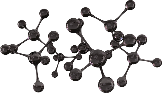 Close-Up of Transparent Molecular Structure Model - Download Free Stock Videos Pikwizard.com