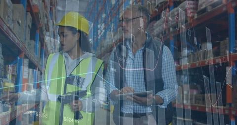Warehouse Management: Analyzing Tech and Logistics Innovation - Download Free Stock Images Pikwizard.com