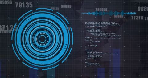 Futuristic Data Interface with Programmer Codes and Analytics - Download Free Stock Images Pikwizard.com