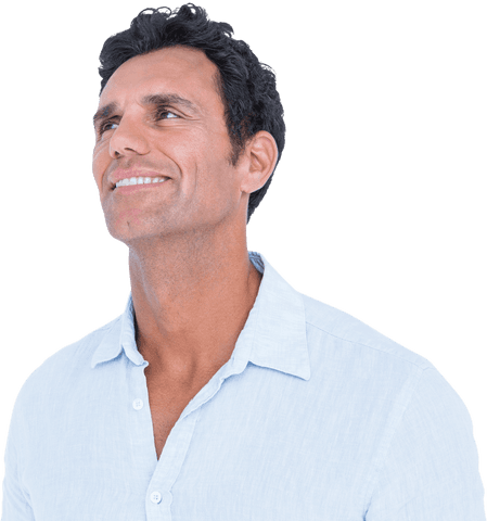 Smiling Confident Man Wearing Casual Shirt on Transparent Background - Download Free Stock Videos Pikwizard.com