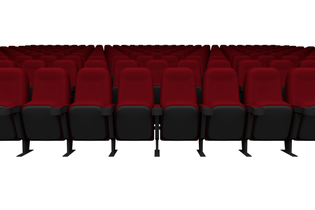 Illustration of Empty Rows of Cinema Seats on Transparent Background - Download Free Stock Videos Pikwizard.com