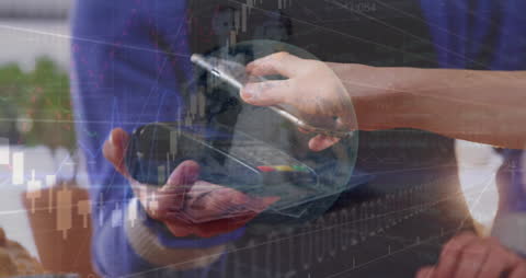 Digital Global Business Transactions Concept