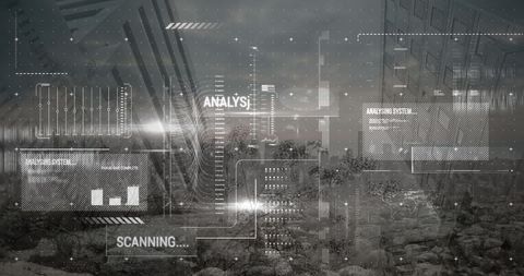 Data Analysis Interface Overlaying Urban Skyline - Download Free Stock Images Pikwizard.com