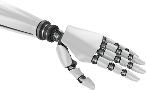 Transparent Silver Robotic Hand – Futuristic AI Concept - Download Free Stock Videos Pikwizard.com