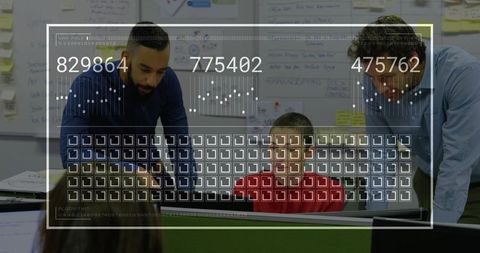 Collaborating on real-time kpi dashboard with augmented data overlay and analytics
