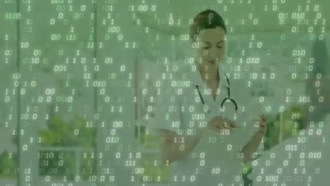 Clinician Integrating Technology with Patient Care in Modern Clinic