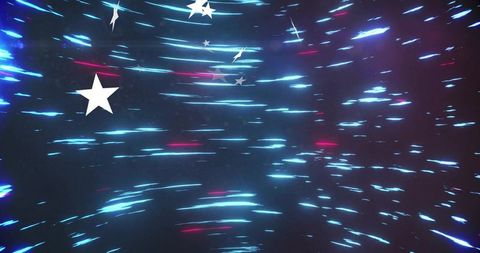 Futuristic Warp-Speed Tunnel Map Effects Background