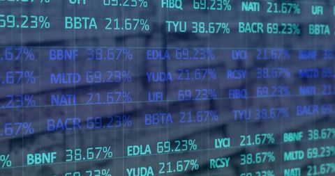 Digital Financial Data Overlay and Retail Connection - Download Free Stock Images Pikwizard.com