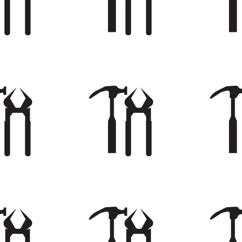 Seamless Black Tools Pattern on Transparent Background Illustration - Download Free Stock Videos Pikwizard.com