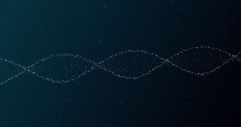 Glowing Double Helix DNA in Dark Abstract Space - Download Free Stock Images Pikwizard.com