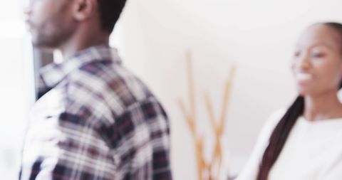 African American Couple Enjoying Quality Time at Home