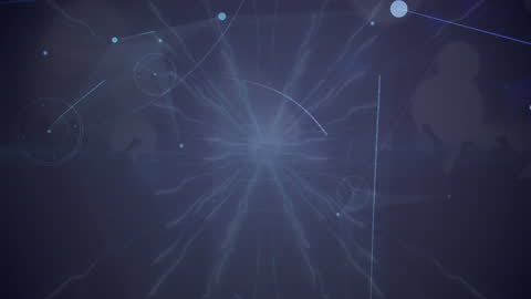 Digital Network Connections in Abstract Representation