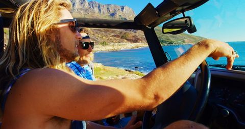 Couple Enjoys Oceanic Adventure with Scenic Drive