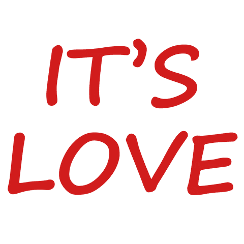 red script it's love text on transparent background illustration - Download Free Stock Videos Pikwizard.com