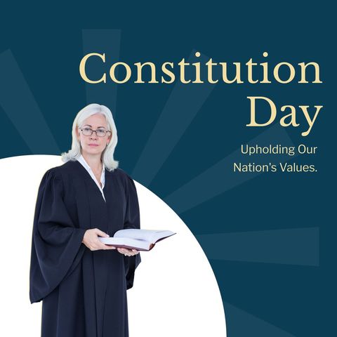 senior attorney celebrating constitution day with open book - Download Free Stock Templates Pikwizard.com