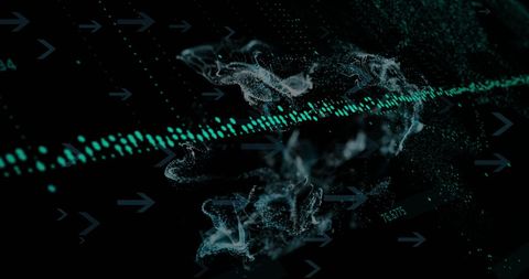 Futuristic Digital Data Patterns with Arrows - Download Free Stock Images Pikwizard.com