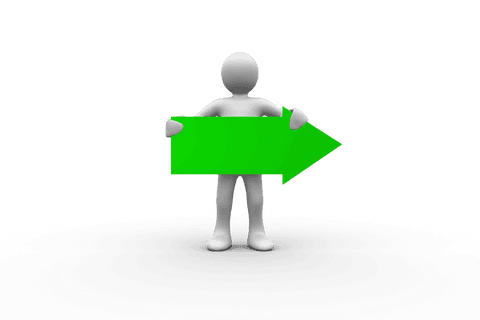 transparent figure holding green arrow sign - Download Free Stock Videos Pikwizard.com