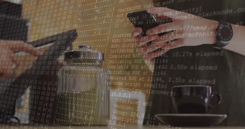 Digital Interface Concept with Smartphone Use in Café