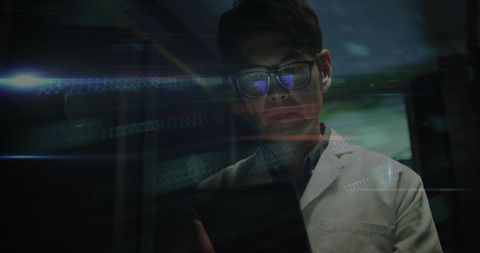 Cybersecurity Specialist Managing Data Threats in High-Tech Environment - Download Free Stock Images Pikwizard.com