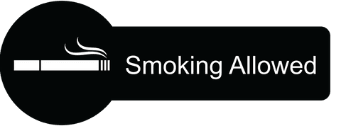 Digital Transparent Smoking Allowed Sign - Cigarette Icon - Download Free Stock Videos Pikwizard.com