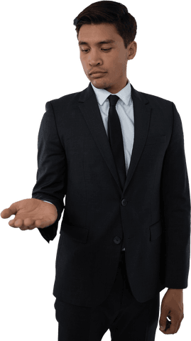 Transparent Young Businessman Contemplating Career Choices - Download Free Stock Videos Pikwizard.com