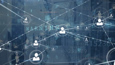 Digital Data Network with Integrating Server Graphics
